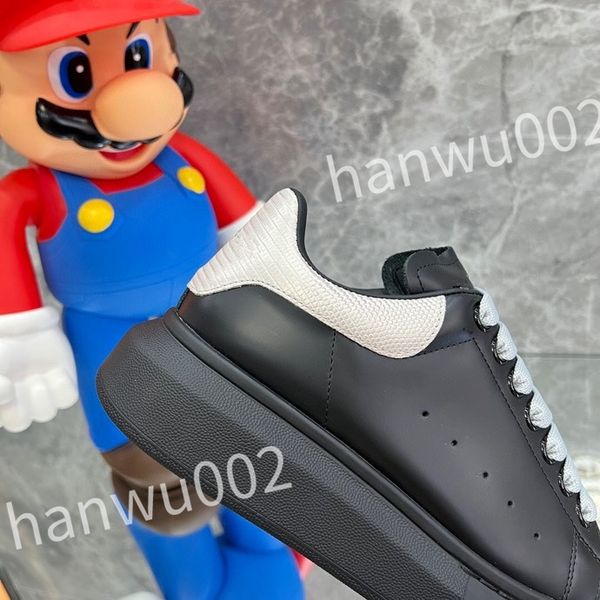 

new luxury lady flat casual shoes womens travel leather lace-up sneaker cowhide fashion woman white shoe men gym sneakers, Black