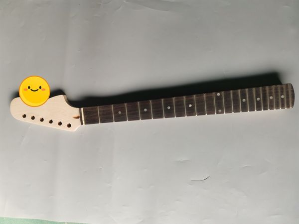 

22fret 25.5 inch maple guitar neck rosewood fretboard dot inlay bolt on heel