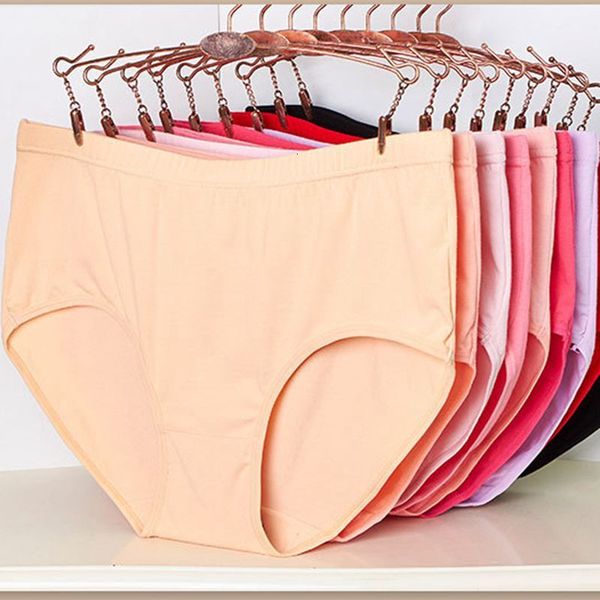 

women's panties 10pcs/lot ropa indoor women's comfort sweater absorbing cotton underwear women's underwear plus size 7xl unde, Black;pink