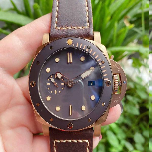 

automatic mechanical diving series watch 2555 bronze case0, Slivery;brown