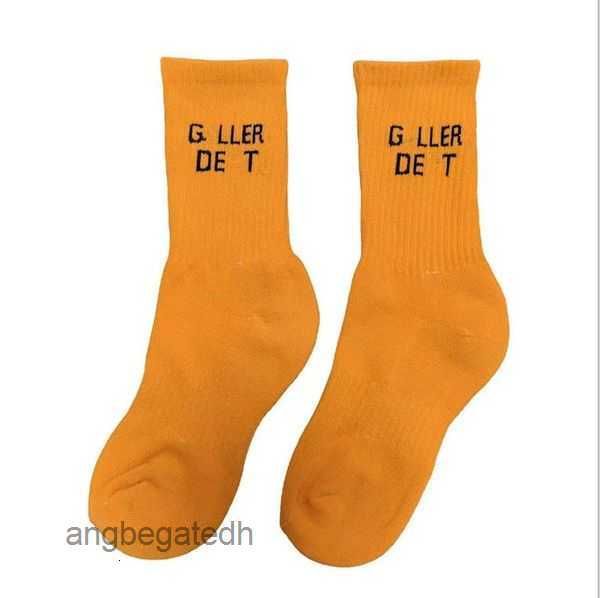 

multi color cotton socks mens and womens matching classic galleryes letter breathable stockings mixed soccer basketball sports socksko2w, Black