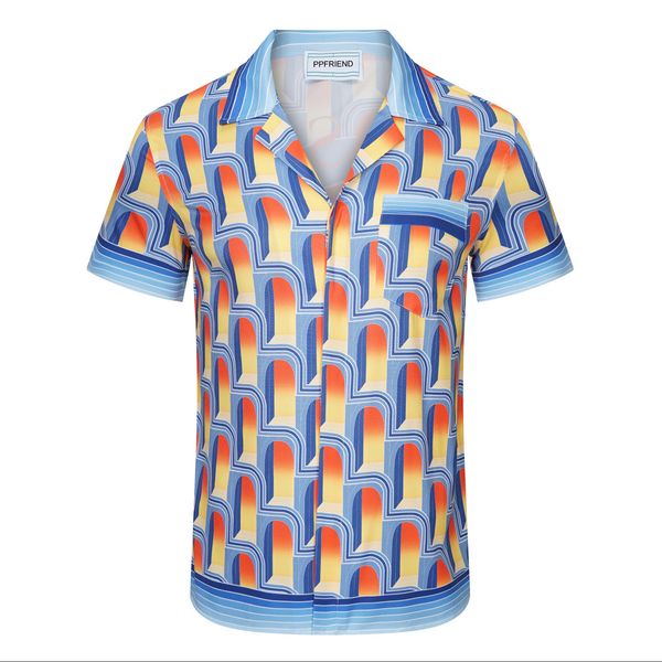 

mens designer shirts brand clothing men shorts sleeve dress shirt hip hop style cotton 104173, White;black