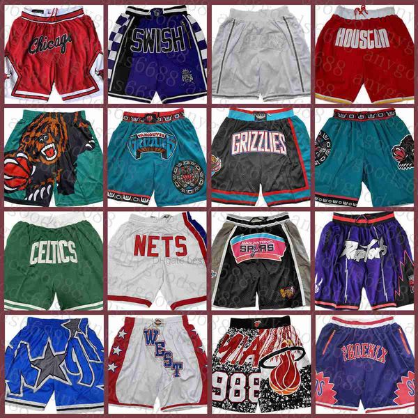 

memphi grizzlie just don oklahomas city thunders basketball''nba''shorts denvers nugget mitchell ness los white angeles, Black;red