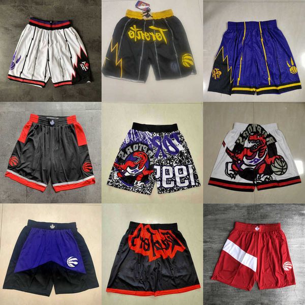 

toronto''raptors''men throwback basketball shorts pocket, Black