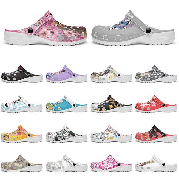 

Customized fashion exquisite fashionable beautiful clean Diy shoes for men and women's indoor slippers 43-102215