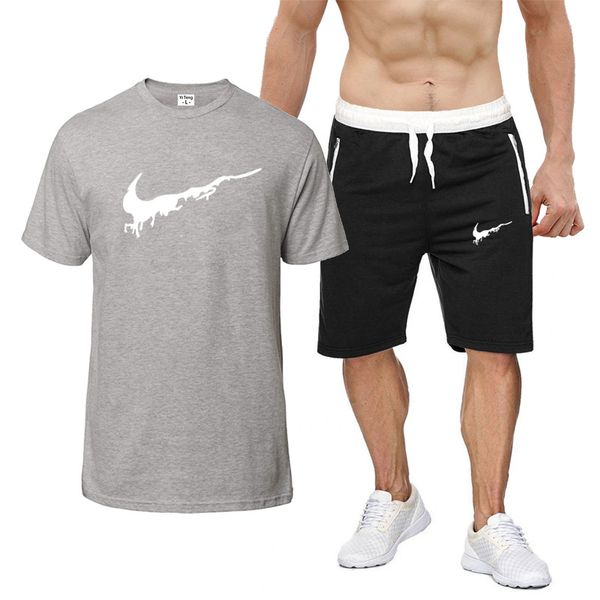 

men shorts summer 4s tracksuit men's basketball t-shirt short sleeve designer t shirt men shorts s-2xl luxury clothes, Gray