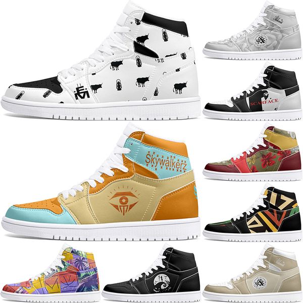 

new Customized Shoes 1s winter DIY shoes Basketball Shoes males females Anime Character Customization Personalized Trend Outdoor sports Shoes