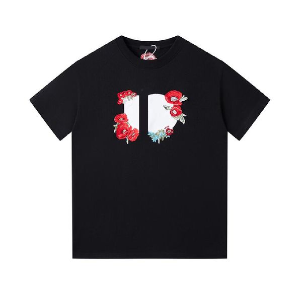 

23ss designer tshirt for mens women t-shirts with floral letters summer men tee asian size s-2xl, White;black