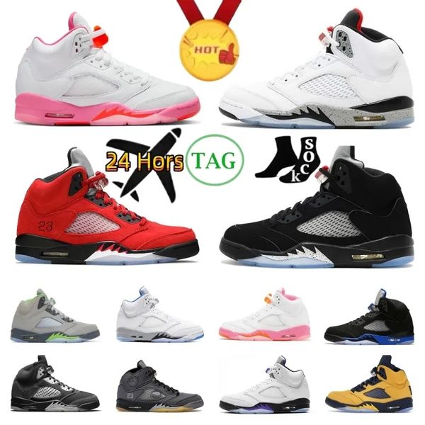 

jumpman 5 5s basketball shoes fire red oreo white sail dark concord racer blue raging bull red black metallic green bean bluebird safety ora
