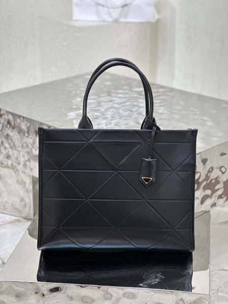

10a r triangle rhombic tote bag leather handbag shoulder bag with dustbag.