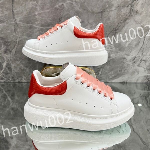 

2023 new luxury lady flat casual shoes womens travel leather lace-up sneaker fashion woman white shoe men gym sneakers, Black