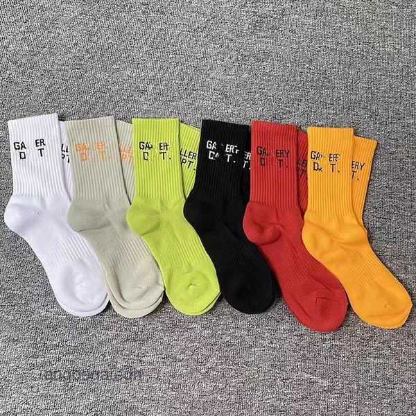 

multi color cotton socks mens and womens matching classic galleryes letter breathable stockings mixed soccer basketball sports socks6qmi, Black