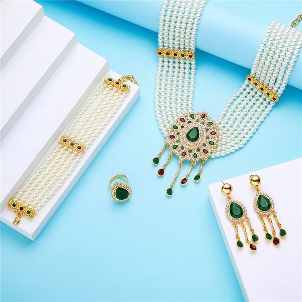 

other jewelry sets wedding pearl jewelry set for women fashion 230407, Silver