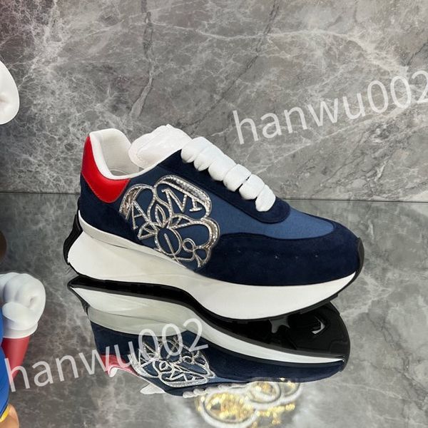 

2023 luxury leather casual women shoes comfortable fashion mens sneakers white, Black