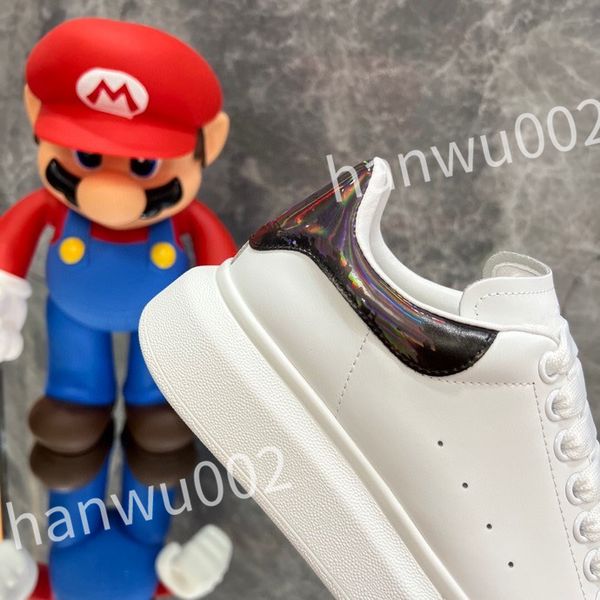 

2023 sneakers shoes low casual women soft leather walking men's outdoor runner trainers, Black