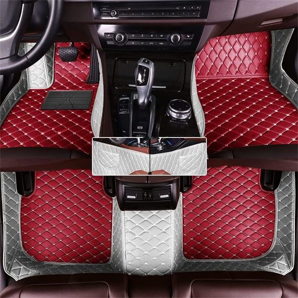 

for chevrolet car manual full car floor mats pu non-slip easy to clean waterproof foot mats interior accessories