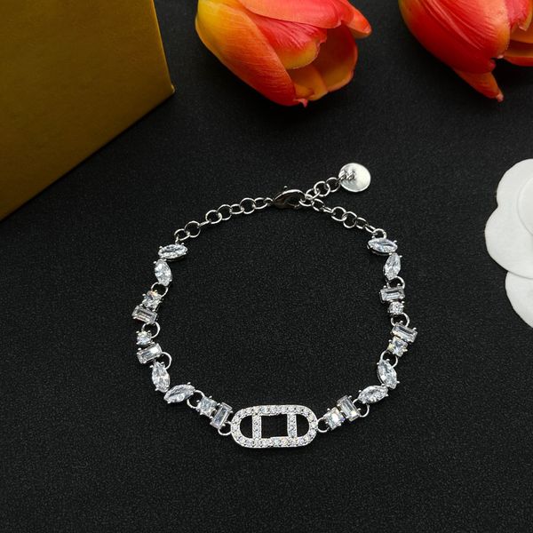

chain designer bracelets necklaces crystail diamonds chains jewelry f bracelet mens luxury 2304074d, Blue;slivery