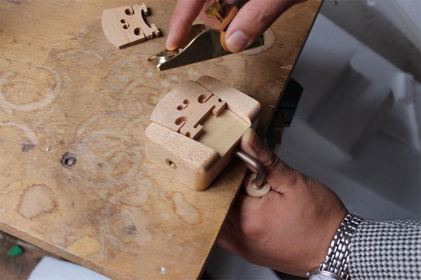 

violin viola bridge clamp tools solid wood tool bridge tool #314