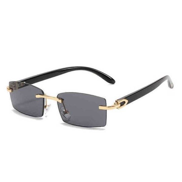 

2023 designer glasses 2023square plastic trending product shades for driving mens accessories eyewear frame gafas sol factory direct sales 5, White;black