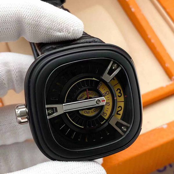 

mechanical watch man luxury 2022 mens watch 3186 movement sprite left turn green, Slivery;brown