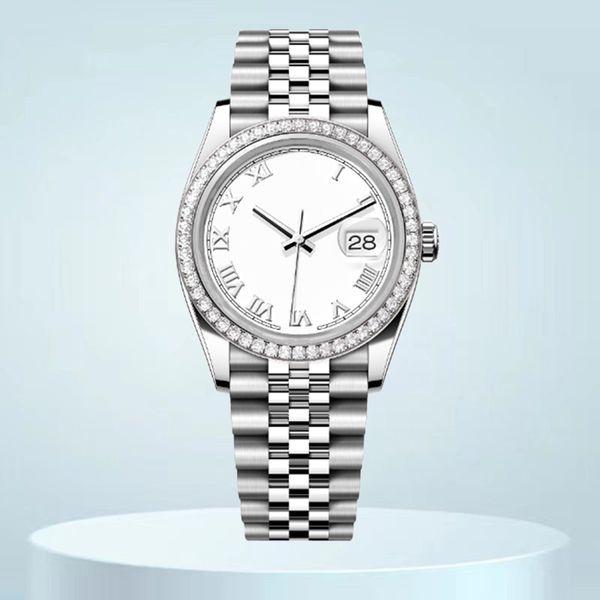 

watch for men aaa quality relojes 36mm 41mm Sapphire waterproof 8215 movement luxury couple diamond watch 904L steel strip womens business watch with box montre, Sz5