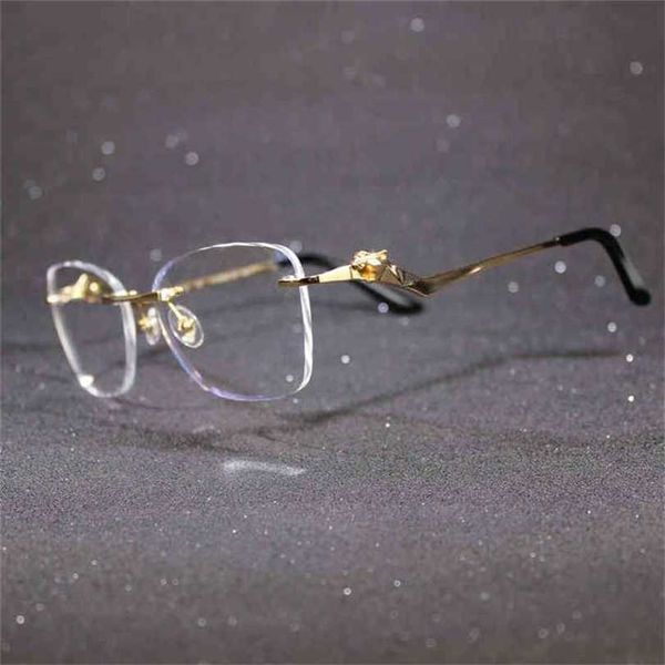 

2023 designer glasses fingerprint glass frame for collection unique glasses read computer luxury women gafas ladies factory direct sales 50%, White;black
