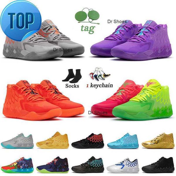 

basketball shoes lemelo ball mb.01 basketball shoes rock ridge red blast queen city buzz rick and morty trainers