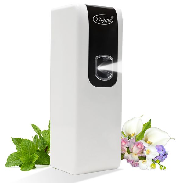 

home fragrances automatic air freshener spray dispenser, commercial fragrance aerosol pump spray stand/wall mounted for home room office bat