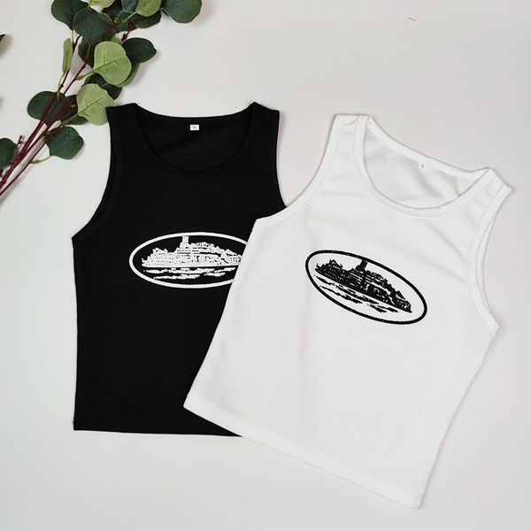 

designer women cropped t shirts womens knits tee knitted sport tank woman vest yoga tees, White