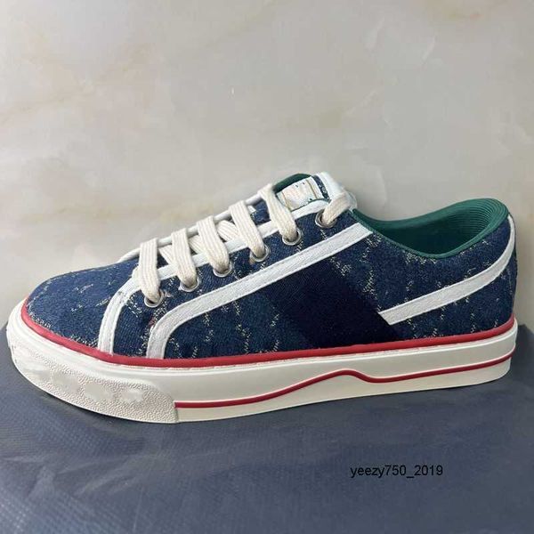 

designers tennis 1977 sneaker luxurys canvas shoe washed jacquard denim shoes women men trainer ace rubber sole embroidered vintage sneakers