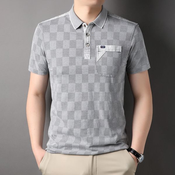 

men s t shirts mlshp cotton summer golf polo shirts luxury short sleeve geometric casual male t shirts man tees 3xl 230407, White;black