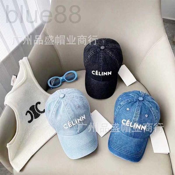 

ball caps designer correct letter baseball cap korean version worn denim outdoor sports fashion tx01, Blue;gray