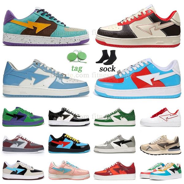 

abc camo combo pink authentic casual shoes black white red bear patent blue white teal brown captanin mens womens sneaker flat platform shoe
