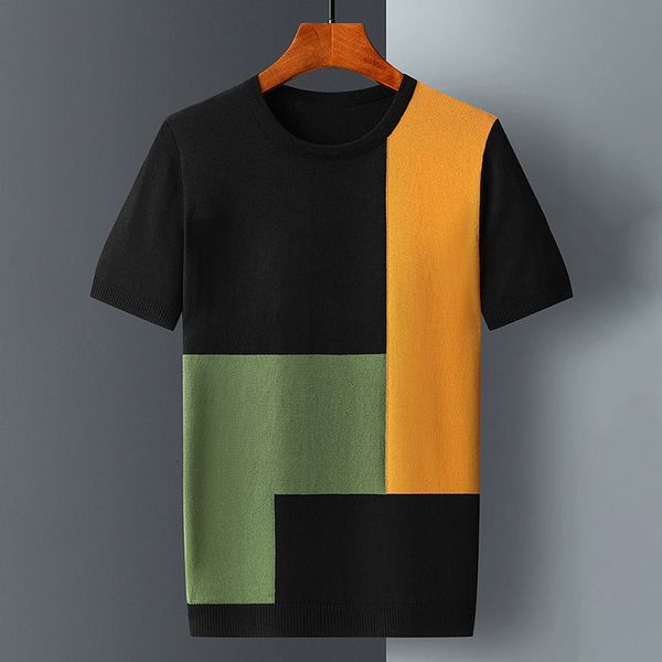 

men's t-shirts fashion o-neck printed t-shirt for men's spring oversized casual zipper loose fitting korean t-shirt 230407, White;black