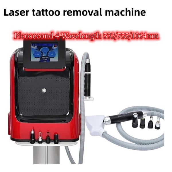 

professional nd yag picosecond laser tattoo removal machine skin care rejuvenation whitening acne removal beauty treatment instrument, Black