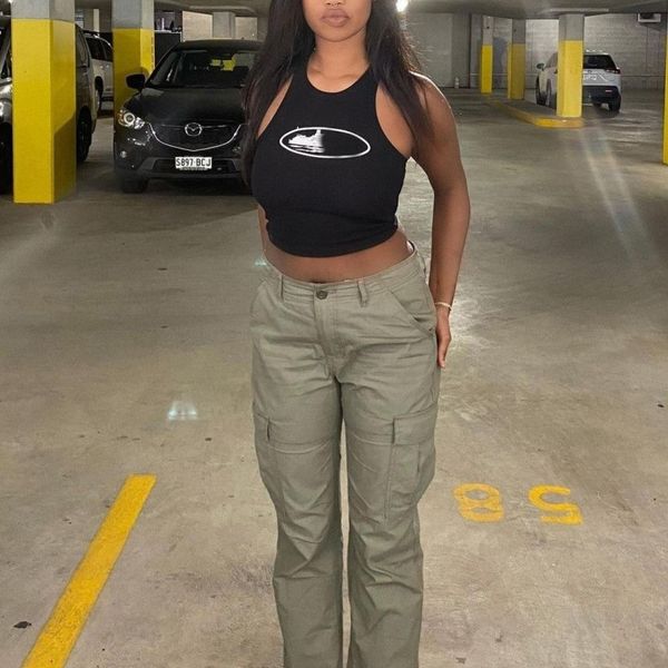 

women's vest vintage suspender solid color vest summer fashion sleeveless clothes s-xl, White