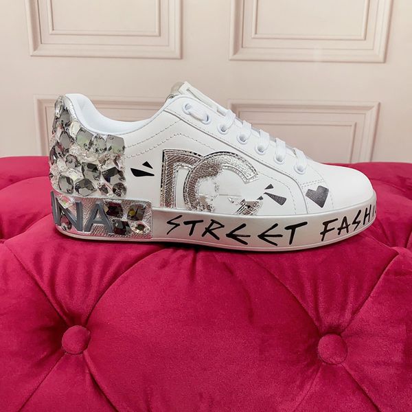 

casual shoes women designer shoes travel leather lace-up sneaker fashion lady flat running trainers letters woman shoe platform men gym snea, Black