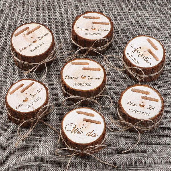 

jewelry settings custom ring box personalized wedding valentines engagement wooden bearer es es 230407, Slivery;crystal