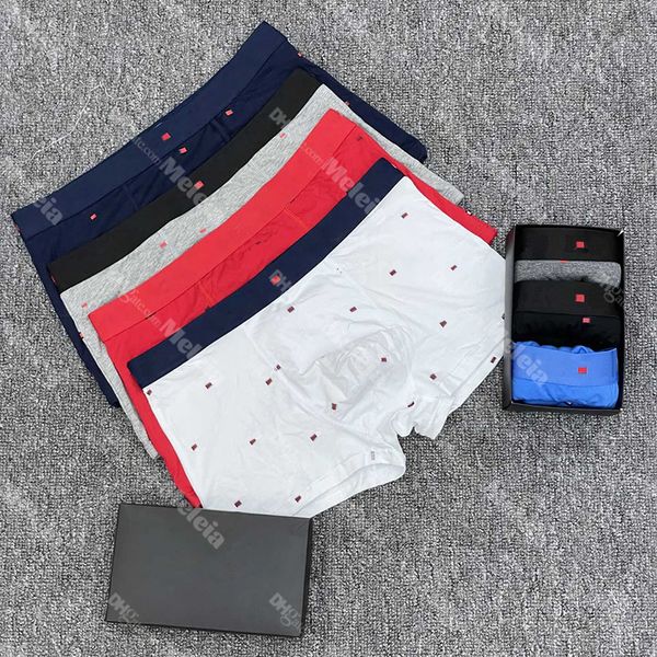 

mens underwears designer underpants underwear men summer cotton boxers man shorts for boys thin trend print youth boxer shorts, Black;white