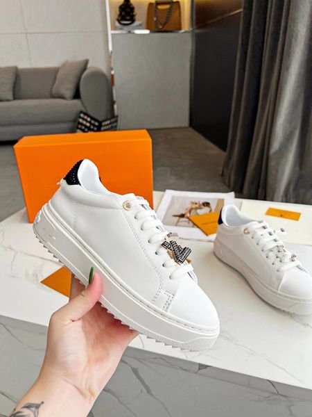 

designer casual shoes men women calfskin shoes vintage suede sneakers reflective trainer platform lace-up print sneaker patchwork leisure sh, Black