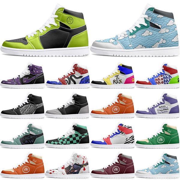

New Customized Shoes 1s DIY shoes Basketball Shoes men 1 women 1 Anime Character Customized Personalized Trend Versatile Outdoor Shoes