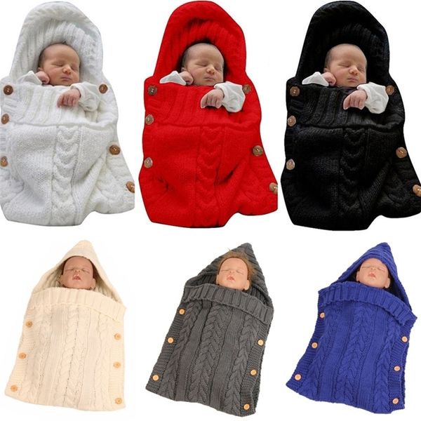 

s baby 0-12 months old baby button knitted baby stroller packaging baby 230407