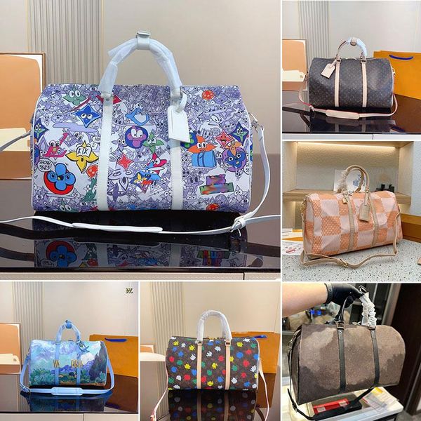 

designer men duffle bag leather classic women hand luggage travel bags extra large crossbody totes sport outdoor packs handbags