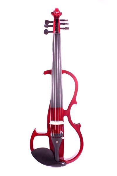 

yinfente red 6string 4/4 electric violin solid wood nice tone case #ev8