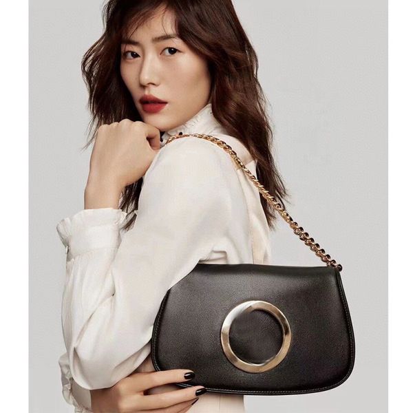 

evening bags blondie shoulder bags real leather crossbody mutually deducted gold logo middle ancient bag round interlocking designer luxury