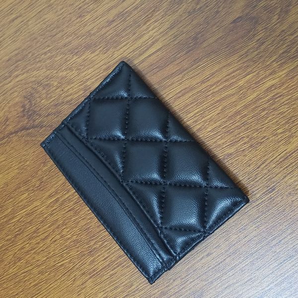 

wholesale elegant fashion genuine leather card holder mini black wallet for women handbag coin purse gift boxes, Brown;gray