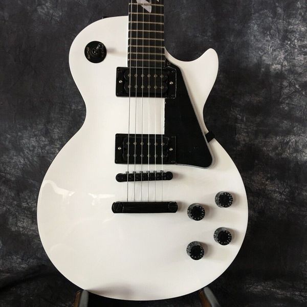 

new rosewood fingerboard black binding 6 string white electric guitar