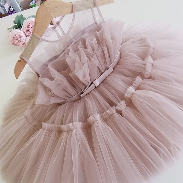 

girl's dresses christmas princess baby girls dress kids year elegant party tulle tutu prom gown xmas eve children wedding evening cloth, Red;yellow