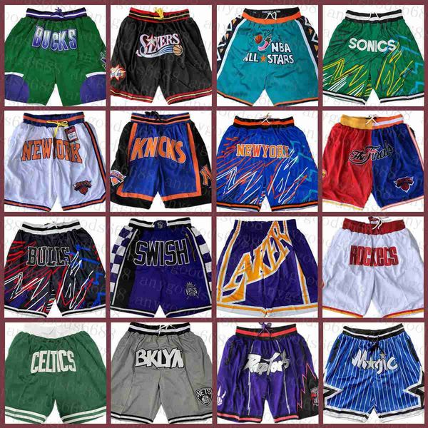 

just don 2023 new york pink knick basketball''nba''shorts los good angeles blue lakeres memphi grizzlie charlottes horne, Black;red