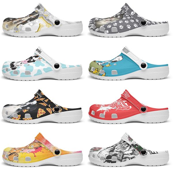 

Customized exquisiteand comfortable fashionable beautiful clean Diy shoes for men and women's indoor slippers 81709